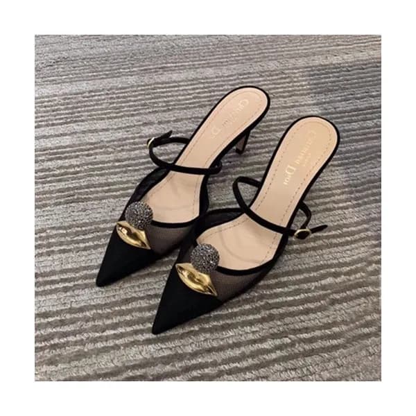 Dior 2019 Ladies Middle Heel Slipper - 디올 2019 여성용… - 1