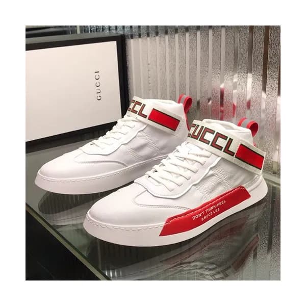 Gucci 2019 Mens Leather Sneakers - 구찌 2019 남성용 레더 … - 1