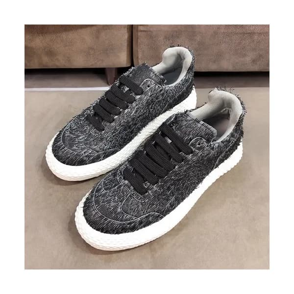 Armani 2019 Mens Leather Sneakers - 알마니 2019 남성용 … - 1