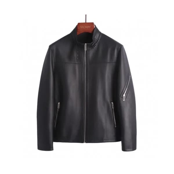Armani 2019 Mens Logo Casual Leather Jacket - 알마니 … - 1