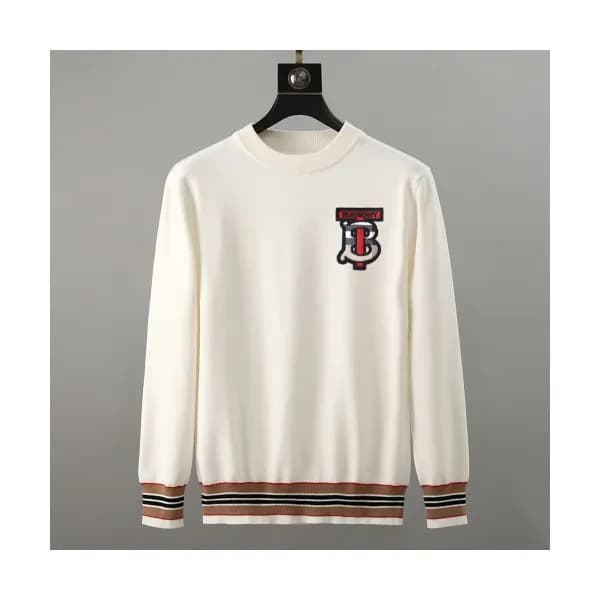 Burberry 2019 Mens Logo Casual Wool Sweater - 버버리 … - 1