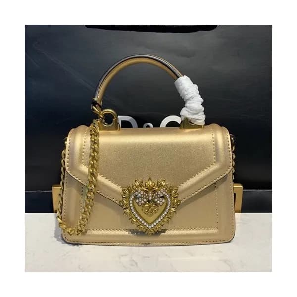 Dolce&Gabbana 2019 Leather Tote Shoulder Bag ,19CM… - 1