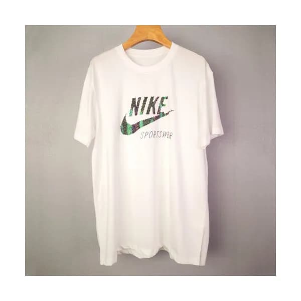 Nike 2019 Mm/Wm Logo Crew - neck Cotton Short Slee… - 1