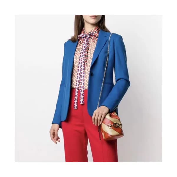 Gucci Womens Trendy Ribbon Silk Tshirts - 구찌 여성 트렌… - 1