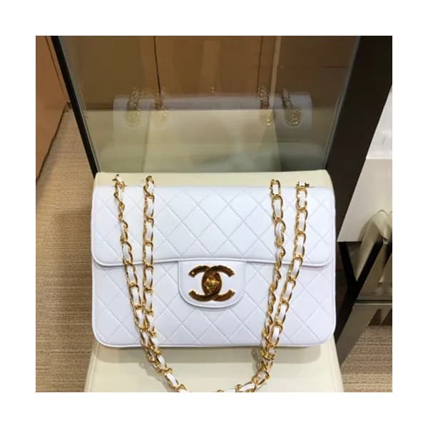 Chanel 2019 Leather Chain Shoulder Cross Bag,30CM … - 1