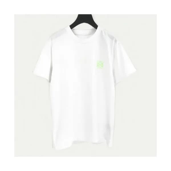 [로에베]Loewe 2020 Mm/Wm Logo Silket Short Sleeved Ts… - 1