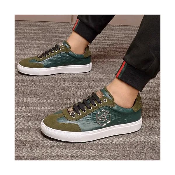 Philipp plein 2020 Mens Leather Sneakers - 필립플레인 … - 1