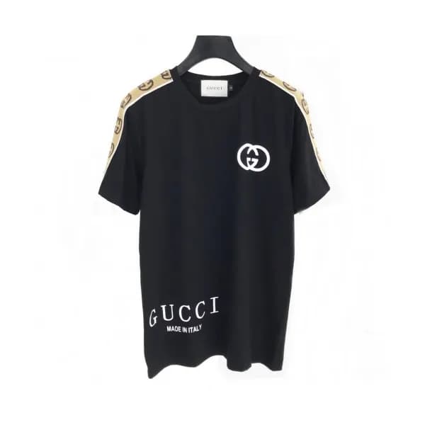 [매장판]Gucci 2020 Mm/Wm Logo Silket Short Sleeved Ts… - 1
