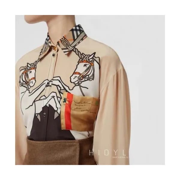 [버버리]Burberry 2020 Womens Flower Silk Tshirts - 버버… - 1