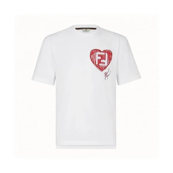 [펜디]Fendi 2020 Mens Logo Casual Short Sleeved Tshi… - 1