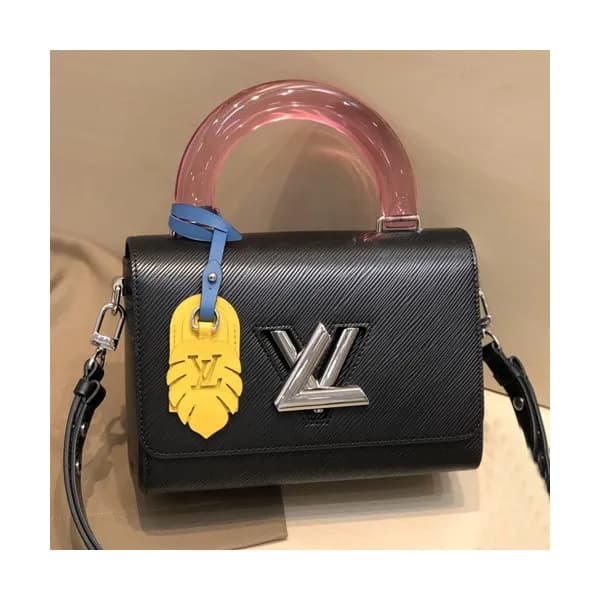 Louis Vuitton 2020 Leather Twist Tote Shouder Bag,… - 1