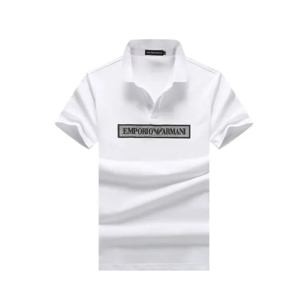 [알마니]Armani 2019 Mens Logo Cotton Short Sleeved Ts… - 1