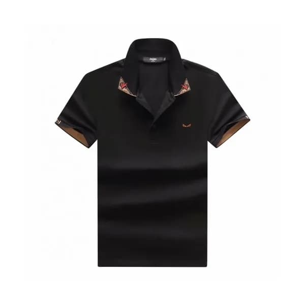 [펜디]Fendi 2020 Mens Logo Casual Silket Polo Short … - 1