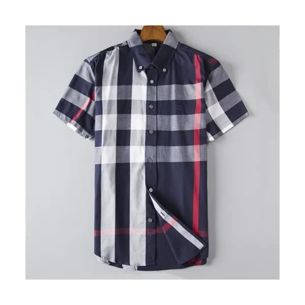[버버리]Burberry 2023 Mens Vintage Short Sleeved Chec… - 1