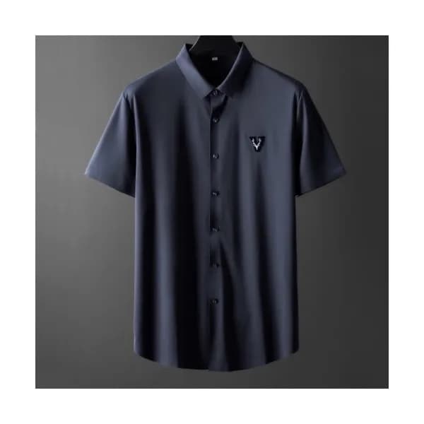 [베르사체]Versace 2020 Mens Logo Silket Short Sleeved … - 1