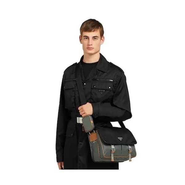 Prada 2020 Nylon Messenger Shoulder Bag,32CM - 프라다… - 1