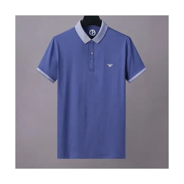 [알마니]Armani 2020 Mens Logo Silket Short Sleeved Ts… - 1