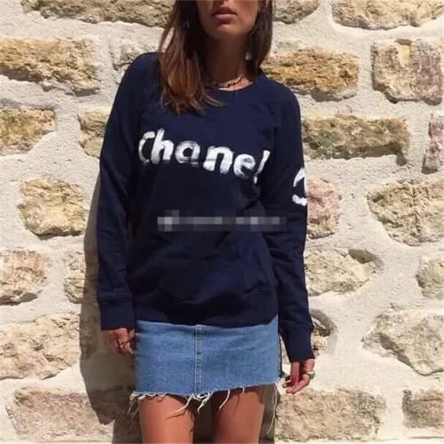 [샤넬]Chanel 2020 Womens Crew-neck Logo Cotton Tshir… - 1