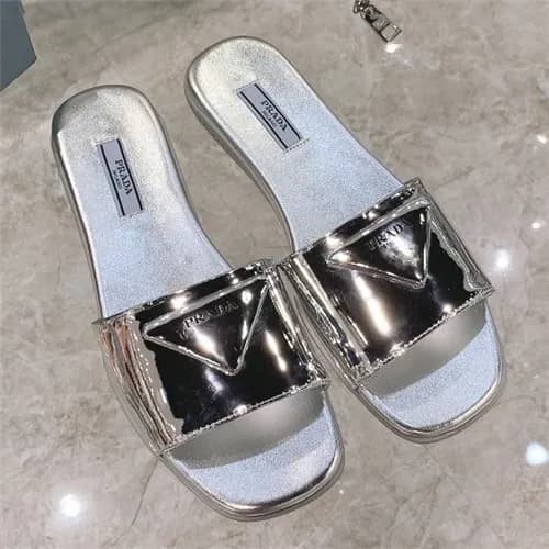 Prada 2021 Women's Leather Slipper,RAS0759 - 프… - 1