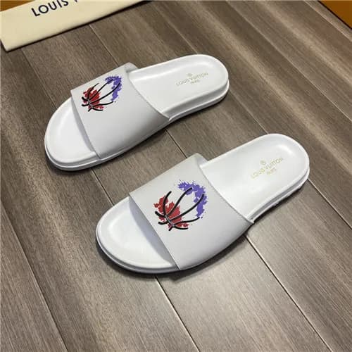 Louis Vuitton 2021 Men's Leather Slipper,LOUS2… - 1