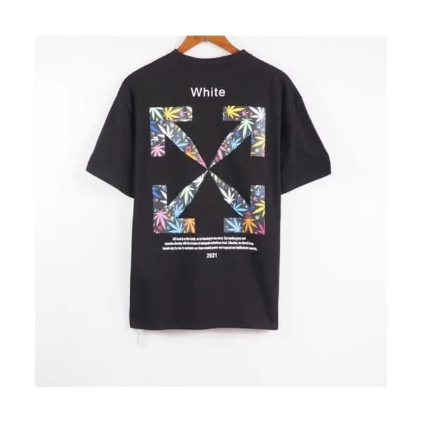 Off-white Mm/Wm Printing Logo Crew - neck Cotton … - 1