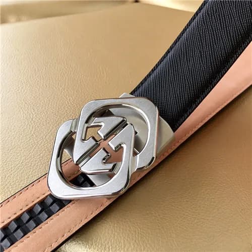 Gucci 2021 Men's Leather Belt,3.5cm,GUBT0183 -… - 1