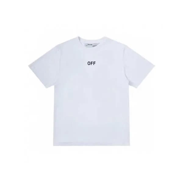 Off-white Mm/Wm Printing Logo Crew - neck Cotton … - 1