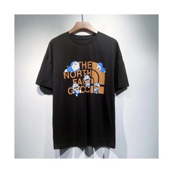 Gucci Mm/Wm Logo Short Sleeved Tshirts Black - 구찌… - 1