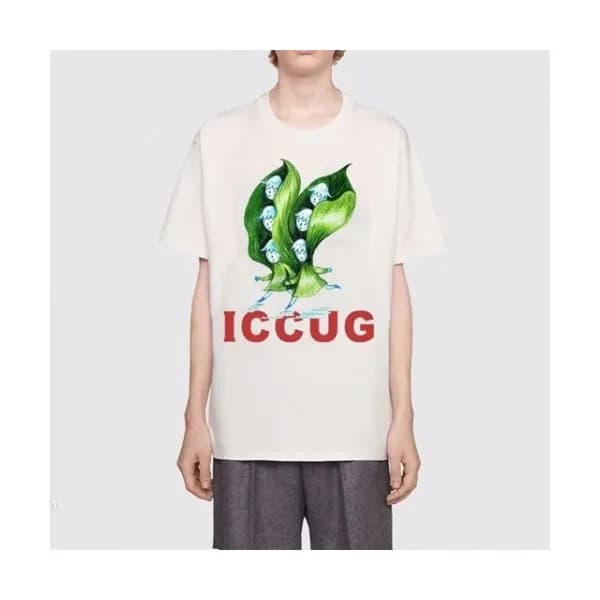 Gucci Mm/Wm Logo Short Sleeved Tshirts White - 구찌… - 1