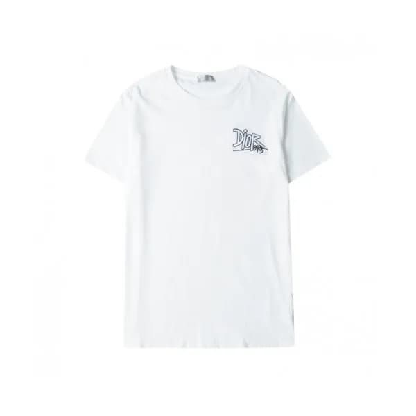 Dior Mm/Wm Casual Crew-neck Short Sleeved Tshirts… - 1