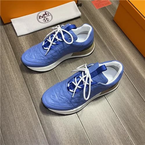 Hermes 2021 Men's Leather Sneakers,HERS0505 - … - 1