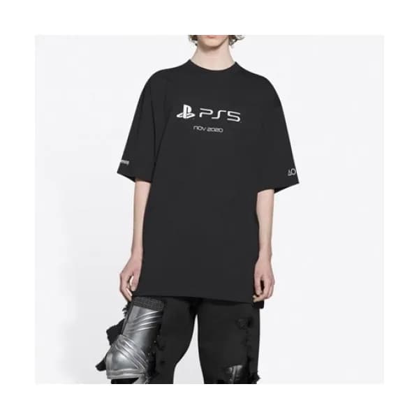 Balenciaga Mm/Wm Logo Cotton Short Sleeved Tshirt… - 1