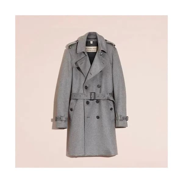 Burberry Mens Vintage Cashmere Coats Gray - 버버리 2… - 1