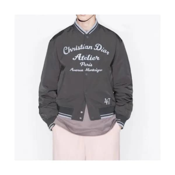 Dior Mens Logo Modern Casual Jackets Gray - 디올 20… - 1