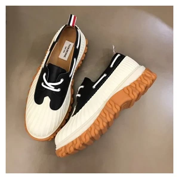 톰브라운 남성 트렌디 블랙 스니커즈 - Mens Black Sneakers - tom015… - 1