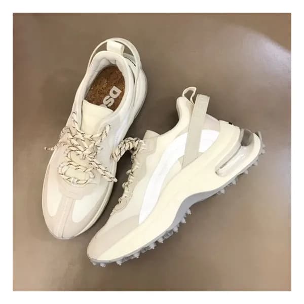 디스퀘어드 남성 트렌디 베이지 스니커즈 - Mens Beige Sneakers - dsq0… - 1