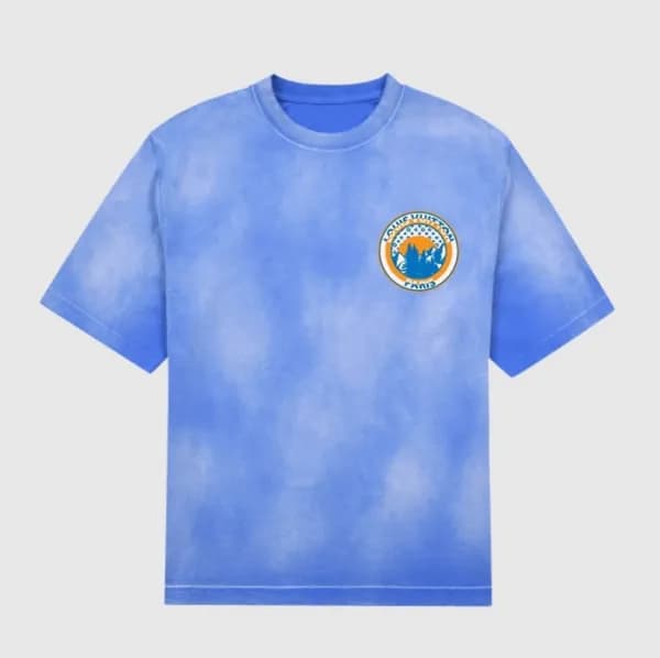 루이비통 남/녀 블루 크루넥 반팔티 - Unisex Blue Tshirts - lou048… - 1