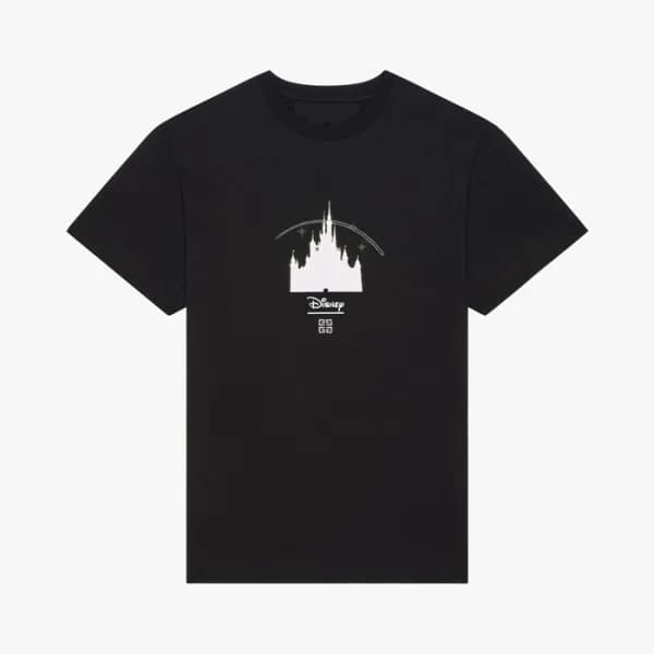 지방시 남성 크루넥 블랙 반팔티 - Mens Black Tshirts - giv0734x - 1