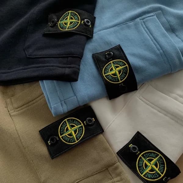 스톤아일랜드 남성 캐쥬얼 블루 반바지 - Mens Blue Half-pants - sto0… - 1