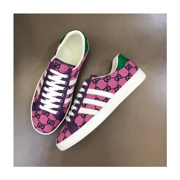 구찌 남성 클래식 핑크 스니커즈- Mens Pink Sneakers - guc05132x - 1