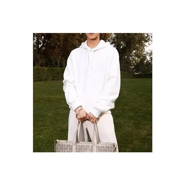 디올 남자 캐쥬얼 화이트 후드티 - Dior Mens White Hoodie - dio02… - 1