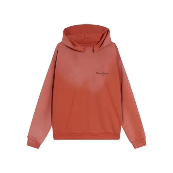 메종마르지엘라 남성 오렌지 후드티 - Maison margiela Mens Orange H… - 1