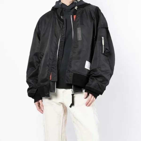 메종 마르지엘라 남성 블랙 자켓 - Maison Margiela Mens Black Jac… - 1