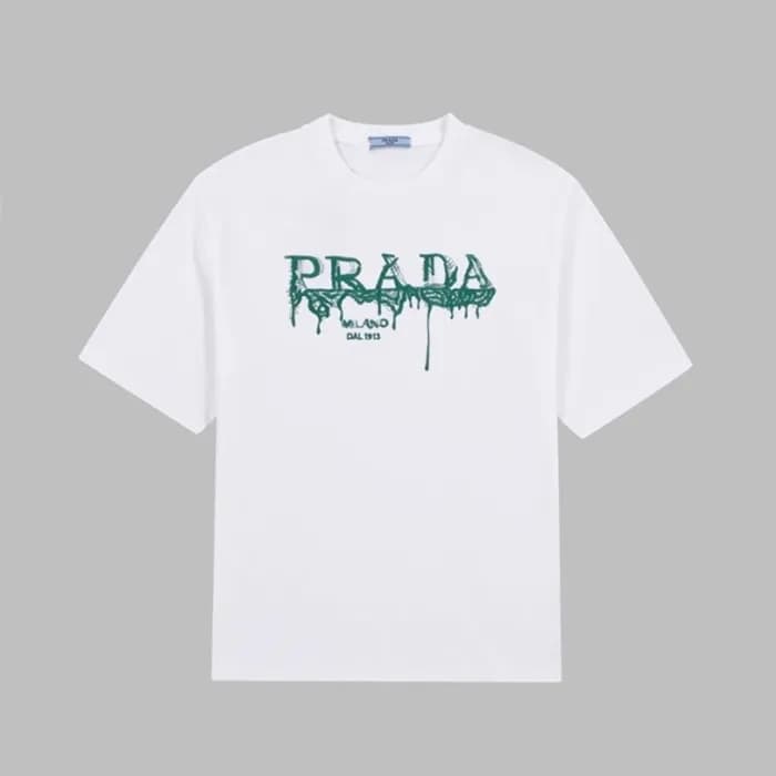 프라다 남성 화이트 반팔티 - Prada Mens White Tshirts - pr348x - 1