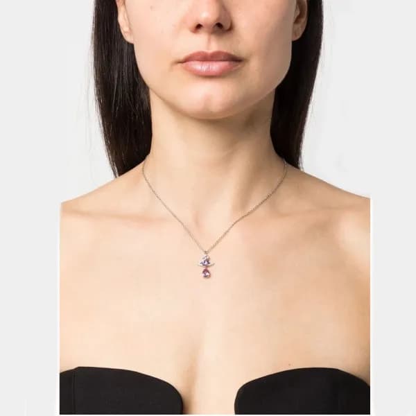 비비안웨스트우드 여성 화이트 골드 목걸이 - Vivienne Westwood Womens … - 1