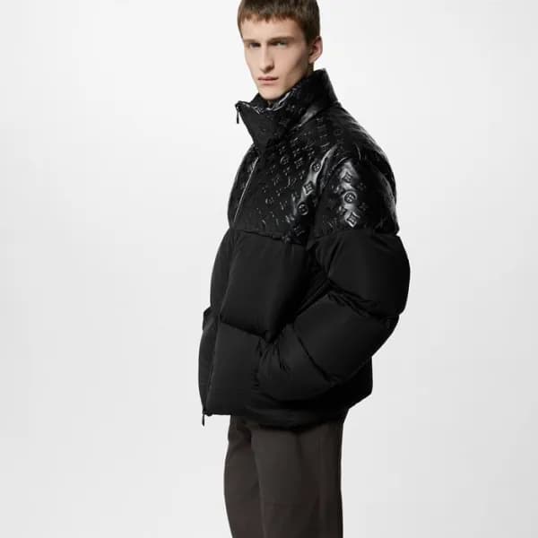 루이비통 남성 모던 블랙 패딩 - Louis vuitton Mens Black Paddin… - 1