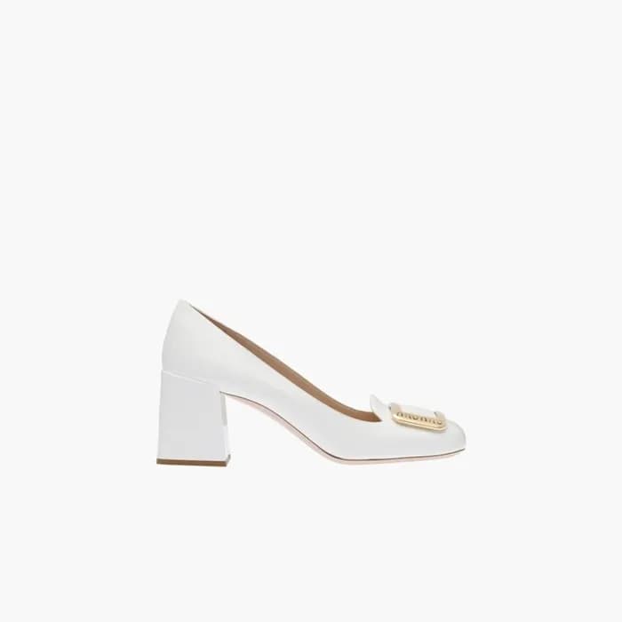 미우미우 여성 페이턴트 가죽 펌프스 힐【매장140만원대】 - Miumiu Womens Bl… - 1