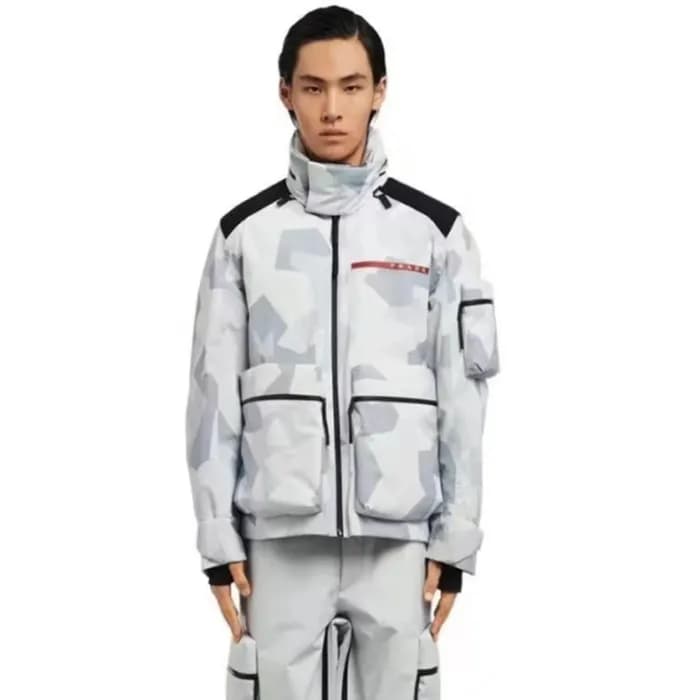 프라다 남성 화이트 패딩 자켓 - Prada Mens White Jackets - pr78… - 1