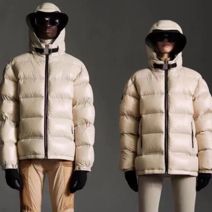 몽클레어 남/녀 덕다운 아이보리 패딩 - Moncler Unisex Ivory Paddin… - 1
