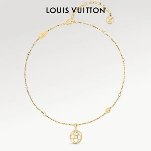 루이비통 여성 옐로우 골드 목걸이 - Louis vuitton Womens Yellow G… - 1
